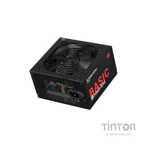 Блок живлення 2E BASIC POWER (400W), 80, 120mm, 1xMB 24pin(20+4), 1xCPU 8pin(4+4), 3xMolex, 4xSATA, 1xPCIe 8pin( (2E-BP400-120APFC)