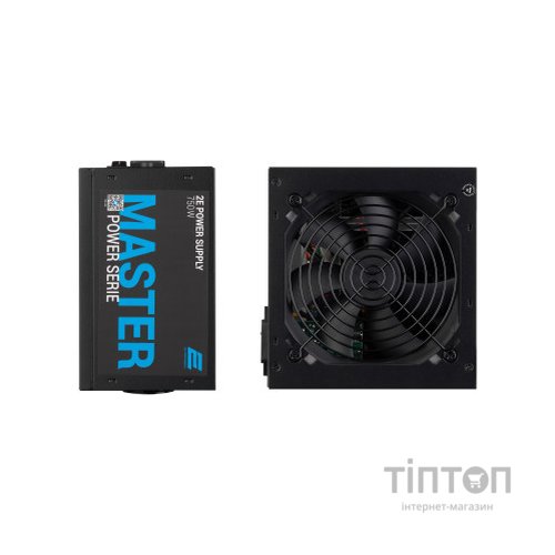 Блок живлення 2E MASTER POWER (750W), >80, 80+ White, 120mm, 1xMB 24pin(20+4), 1xCPU 8pin(4+4), 3xMolex, 5xSATA, (2E-MP750-120APFC)