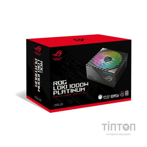 Блок живлення ASUS 1000W ROG-LOKI-1000P-SFX-L-GAMING PCIE5 Platinum (90YE00N1-B0NA00)