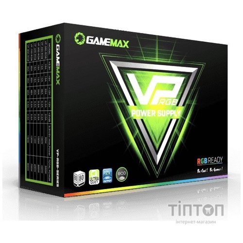 Блок живлення Gamemax 600W (VP-600-RGB)
