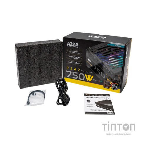 Блок живлення Azza 750W (PSAZ-750W ARGB)