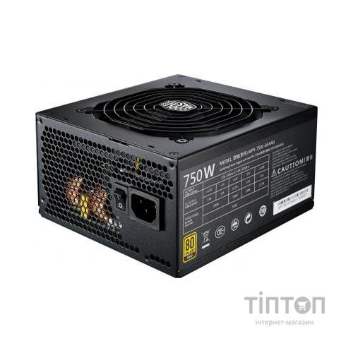 Блок живлення CoolerMaster 750W MWE Gold (MPY-7501-AFAAG-EU)