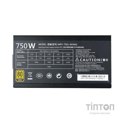 Блок живлення CoolerMaster 750W MWE Gold (MPY-7501-AFAAG-EU)
