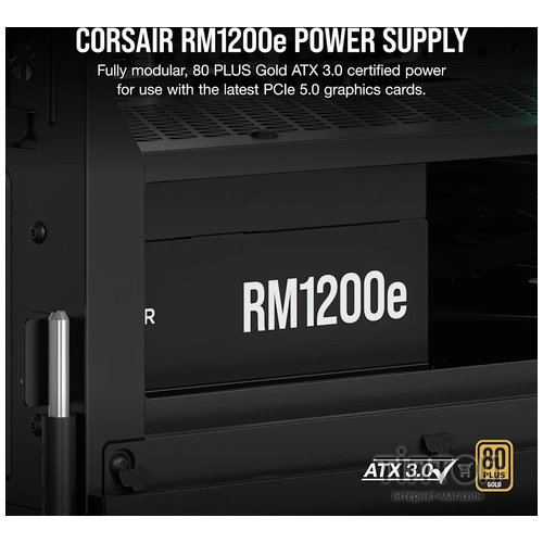 Блок живлення Corsair RM1200e PCIE5 1200W (CP-9020258-EU)