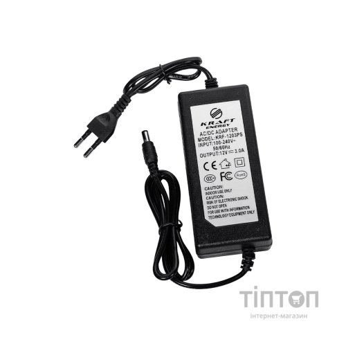 Блок живлення для систем відеоспостереження Kraft Energy KRF-1203PS