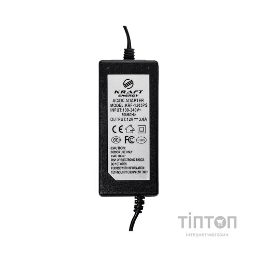 Блок живлення для систем відеоспостереження Kraft Energy KRF-1203PS