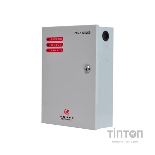 Блок живлення для систем відеоспостереження Kraft Energy PSU-1205LED(B)