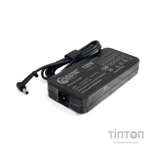 Блок живлення до ноутбуку Extradigital Asus 19V, 6.32A, 120W (5.5x2.5) Slim (PSA3892)