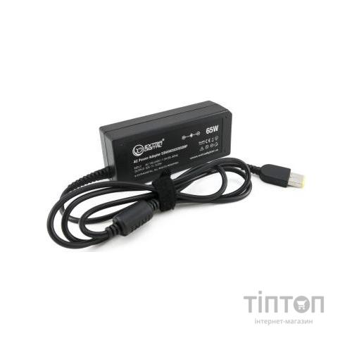 Блок живлення до ноутбуку Extradigital Lenovo 20V, 3.25A, 65W (11x4.5 Rectangular) (PSL3840)