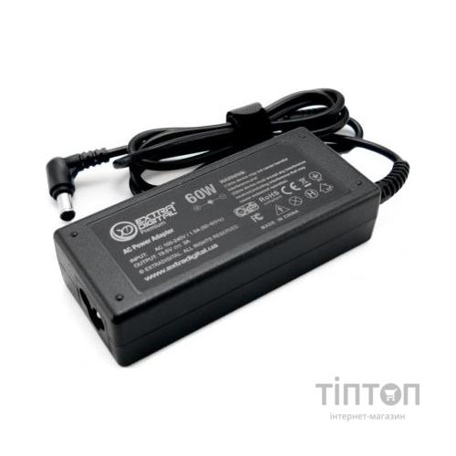 Блок живлення до ноутбуку Extradigital Sony 19.5V, 3A, 60W (6.5x4.4) (PSS3874)