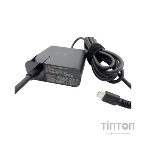 Блок живлення до ноутбуку HP 65W 20V, 3.25A + 15V, 4.33A + 12V, 5A + 9V, 3A + 5V, 3A, USB type-C (TPN-CA06 / A40369)