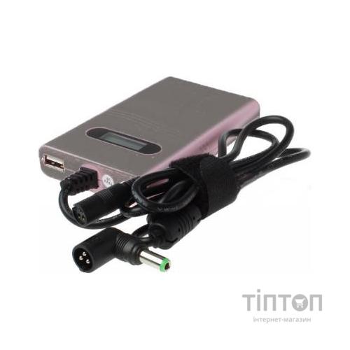 Блок живлення до ноутбуку Porto 70W, DC 15-24V (регулируемый), 4A max, + USB 5V,1A (MN-505I)