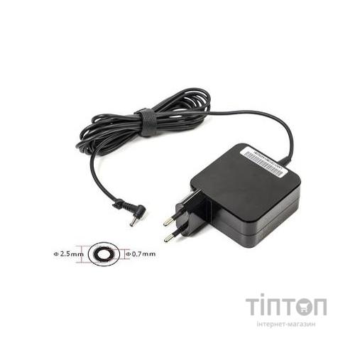 Блок живлення до ноутбуку PowerPlant ASUS 220V, 19V 40W 2.1A (2.5*0.7) wall mount (WM-AS40F2507)