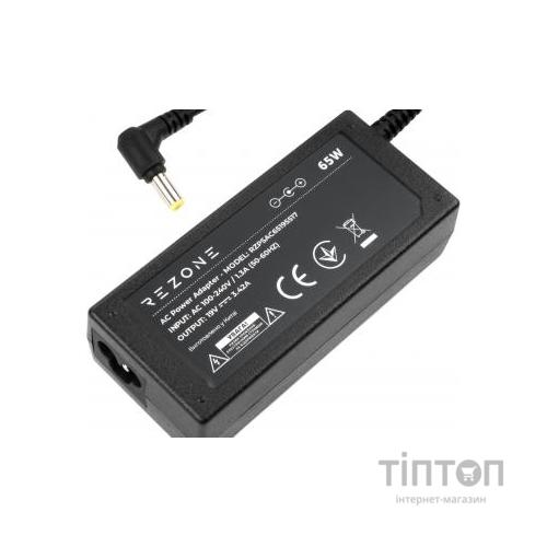 Блок живлення до ноутбуку Rezone ACER 65W 19V 3,42A 5.5*1.7 (RZPSAC65195517)