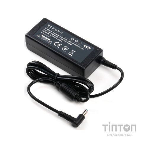 Блок живлення до ноутбуку Rezone HP 65W 19.5V 3.33А 4.5*3.0 (RZPSHP65194530)