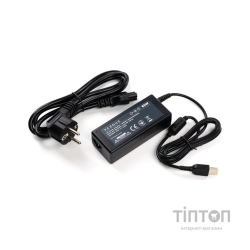 Блок живлення до ноутбуку Rezone Lenovo 65W 20V 3.25А square with pin (RZPSLN6520SQ)