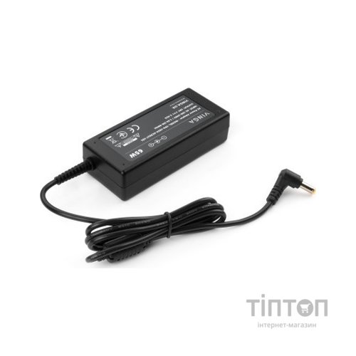 Блок живлення до ноутбуку Vinga ACER 65W 19V 3.42A 5.5*1.7 (VPA-1934-AC5517-101)