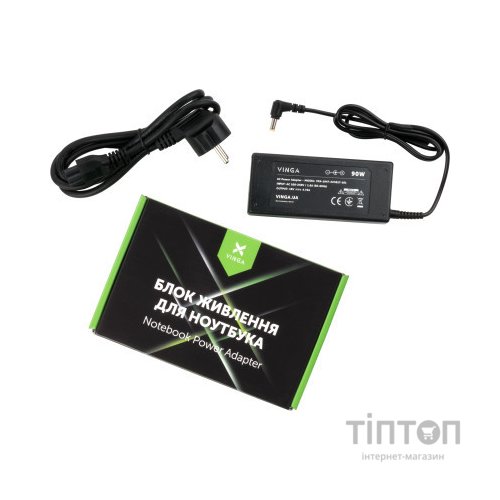 Блок живлення до ноутбуку Vinga ACER 90W 19V 4.74A 5.5*1.7 (VPA-1947-AC5517-101)