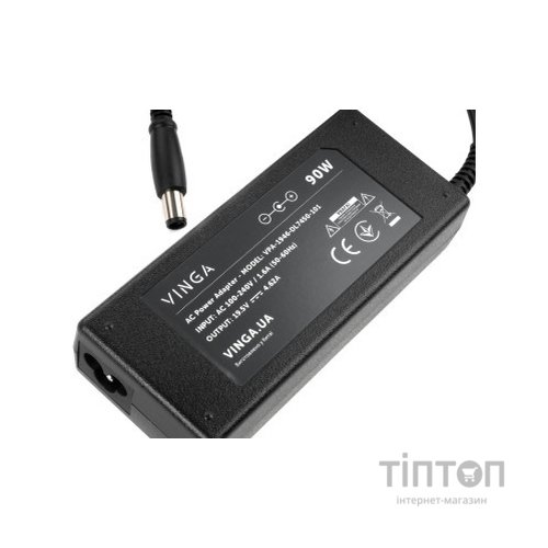 Блок живлення до ноутбуку Vinga DELL 90W 19.5V 4.62A 7.4*5.0 (VPA-1946-DL7450-101)
