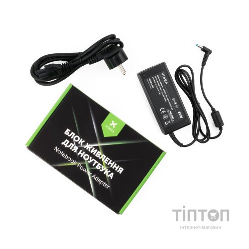 Блок живлення до ноутбуку Vinga HP 65W 18.5V 3.5А 4.5*3.0 (VPA-1835-HP4530-101)
