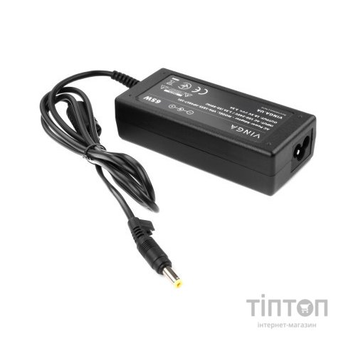 Блок живлення до ноутбуку Vinga HP 65W 18.5V 3.5А 4.8*1.7 (VPA-1835-HP4817-101)