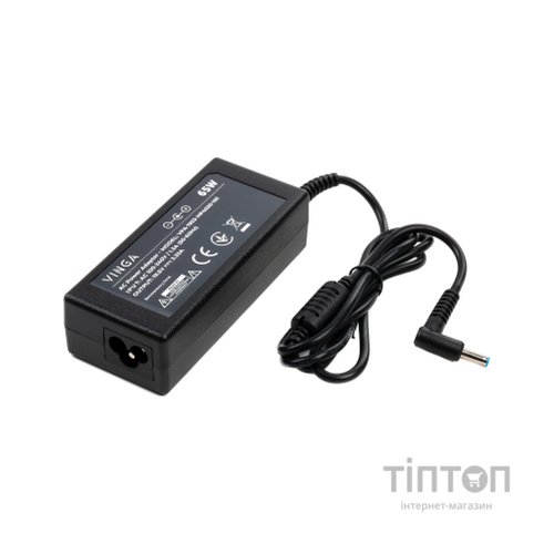 Блок живлення до ноутбуку Vinga HP 65W 19.5V 3.33А 4.5*3.0 (VPA-1953-HP4530-101)