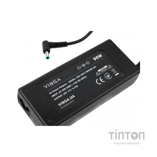 Блок живлення до ноутбуку Vinga HP 90W 19V 4.74A 4.5*3.0 (VPA-1947-HP4530-101)