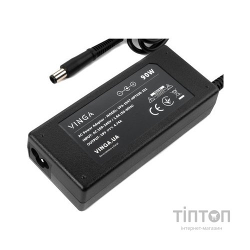 Блок живлення до ноутбуку Vinga HP 90W 19V 4.74A 7.4*5.0 (VPA-1947-HP7450-101)