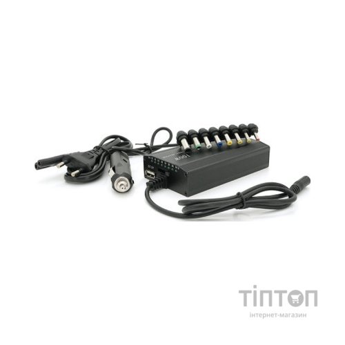 Блок живлення до ноутбуку Voltronic 100W Universal + Auto(12V), ручн. регулювання, 8 роз'ємів (02527 / YT-YBB/100W)
