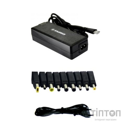 Блок живлення до ноутбуку Xilence 75 Вт, унiверсальний, 9 наконечників (SPS-XP-LP75.XM008)