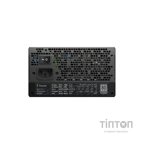 Блок живлення Fractal Design 860W Ion + 2 Platinum (FD-P-IA2P-860-EU)