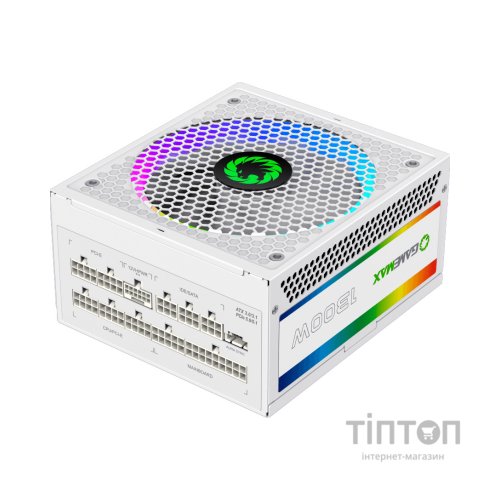 Блок живлення Gamemax 1300W RGB-1300 WH (RGB-1300 WH (ATX3.0/3.1 PCIe5.)