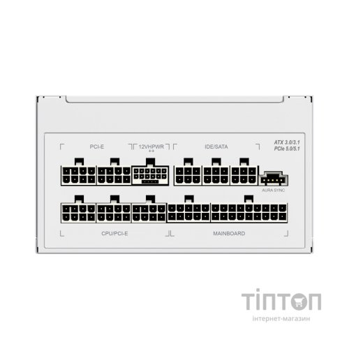 Блок живлення Gamemax 1300W RGB-1300 WH (RGB-1300 WH (ATX3.0/3.1 PCIe5.)
