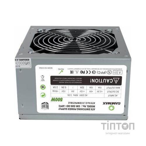 Блок живлення Gamemax 500W (GM-500 80+ APFC)