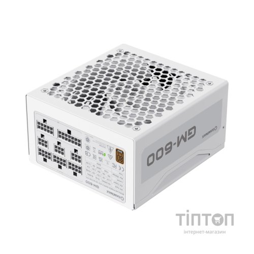 Блок живлення Gamemax 600W GM-600 Modular white (GM-600 Modular white)