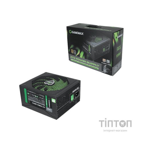 Блок живлення Gamemax GM-500 80+ APFC Black