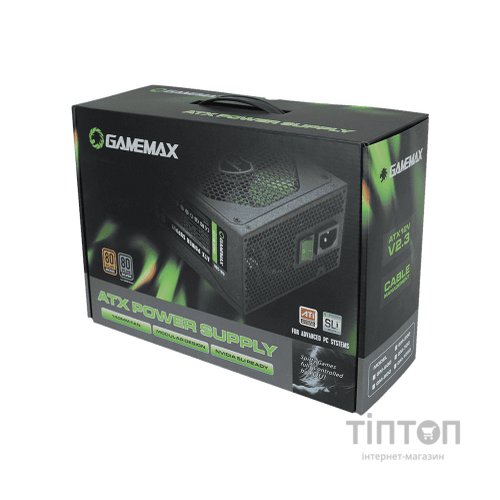Блок живлення Gamemax GM-500 80+ APFC Black