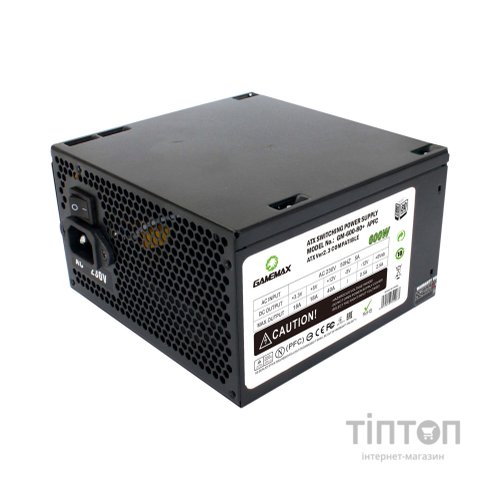 Блок живлення Gamemax GM-600 80+ APFC Black