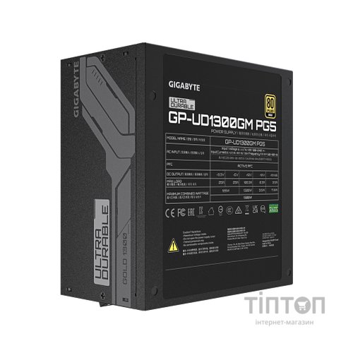 Блок живлення GIGABYTE 1300W (UD1300GM PG5)