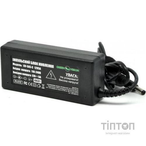 Блок живлення GreenVision GV-SAS-C 12V5A (60W) (4431)