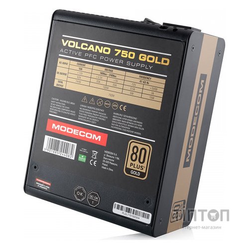 Блок живлення Modecom 750W VOLCANO (ZAS-MC90-SM-750-ATX-VOLCA)