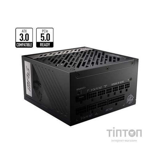 Блок живлення MSI 1000W (MPG A1000G PCIE5)