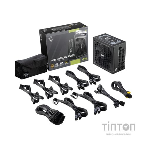 Блок живлення MSI 1250W (MAG A1250GL PCIE5)