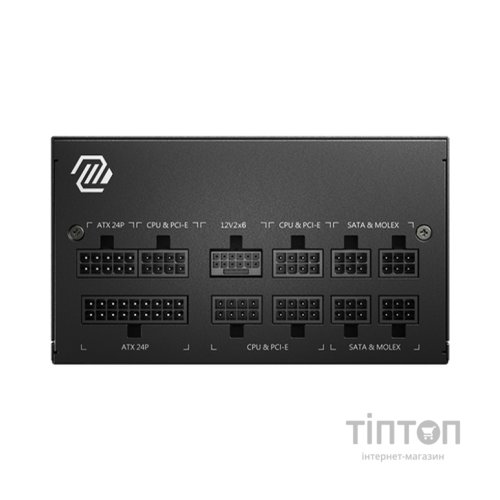 Блок живлення MSI 850W (MAG A850GL PCIE5)