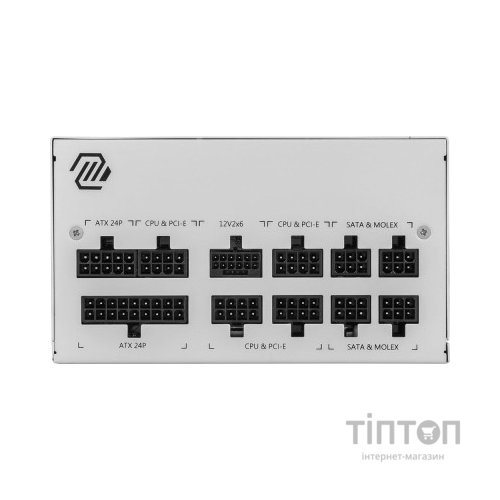 Блок живлення MSI 850W (MAG A850GL PCIE5 WHITE)