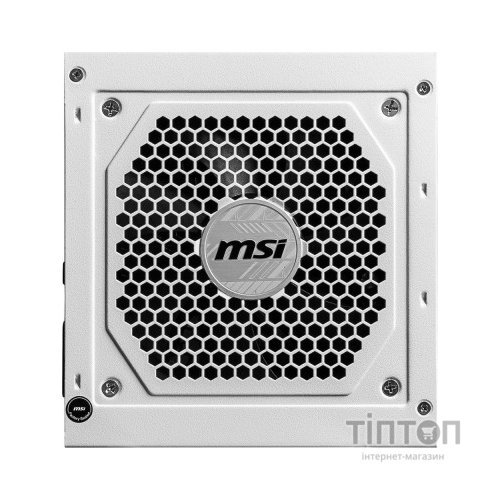 Блок живлення MSI 850W (MAG A850GL PCIE5 WHITE)
