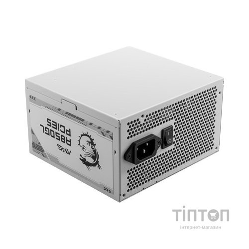 Блок живлення MSI 850W (MAG A850GL PCIE5 WHITE)