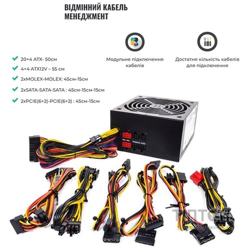 Блок живлення Qube 750W (QBC-CSB-750W-80B)