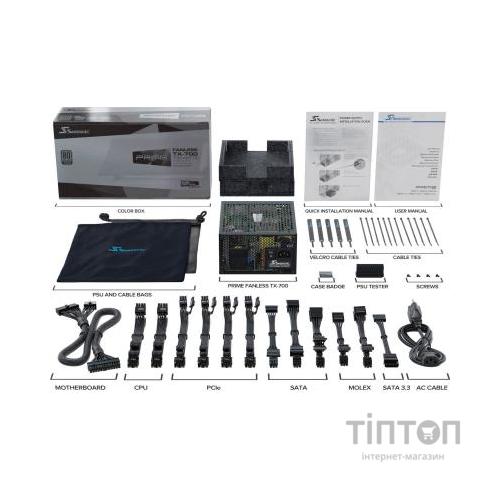 Блок живлення Seasonic 700W PRIME Fanless TX-700 (SSR-700TL)