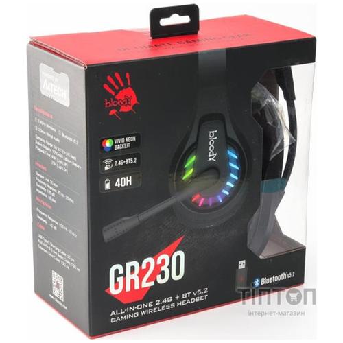 Bluetooth-гарнітура A4Tech Bloody GR230 Black